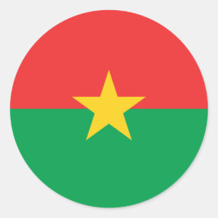 Adesivo Bandeira de Burkina Faso