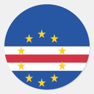 Adesivo Bandeira de Cabo Verde