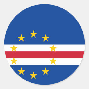 Adesivo Bandeira de Cabo Verde