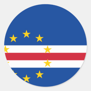 Adesivo Bandeira de Cabo Verde