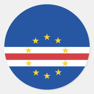 Adesivo Bandeira de Cabo Verde