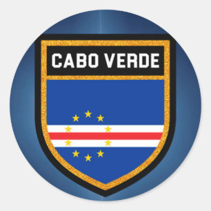 Adesivo Bandeira de Cabo Verde