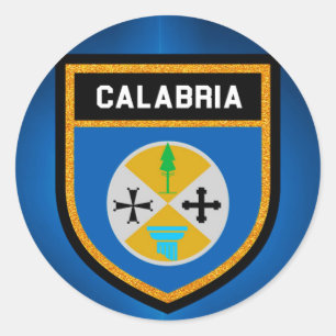 Adesivo Bandeira de Calabria