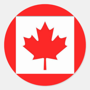 Adesivo Bandeira de Canadá