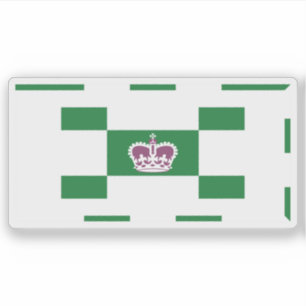 Adesivo Bandeira de Charlottetown, Ilha do Príncipe Eduard