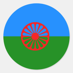 Adesivo Bandeira de cigana oficial da Romênia