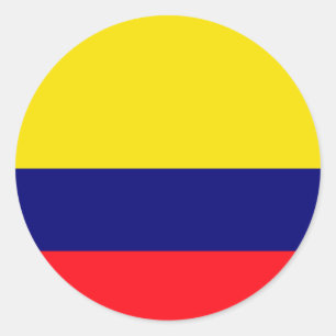 Adesivo Bandeira de Colômbia