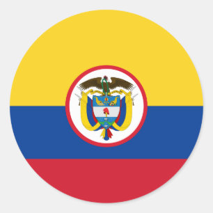 Adesivo Bandeira de Colômbia militar, Colômbia