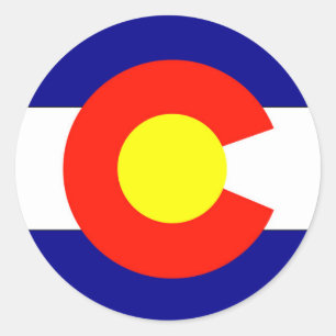 Adesivo Bandeira de Colorado