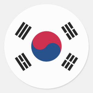 Adesivo Bandeira de Coreia do Sul