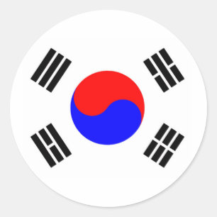 Adesivo Bandeira de Coreia do Sul