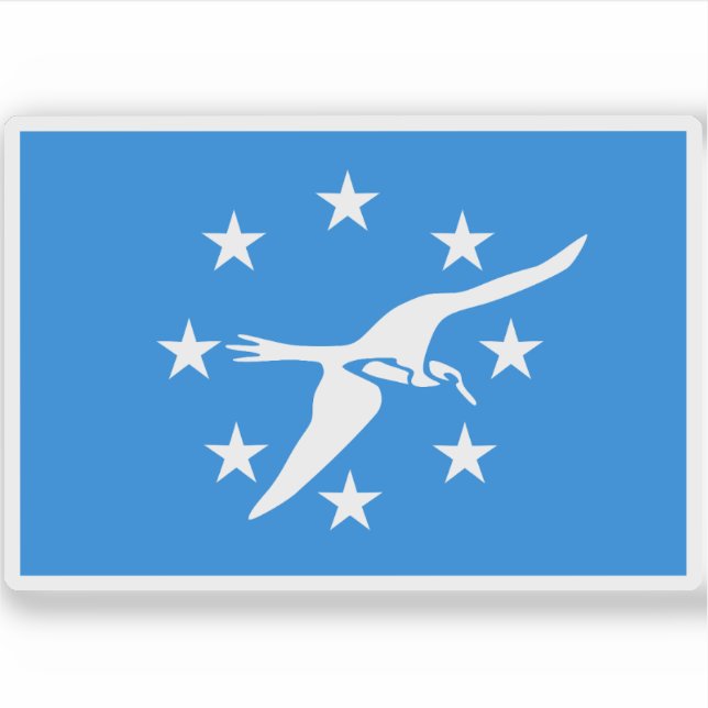 Adesivo Bandeira de Corpus Christi, Texas (Frente)