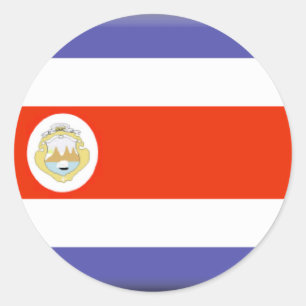 Adesivo Bandeira de Costa Rica