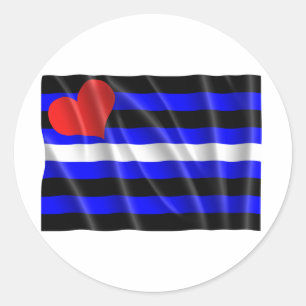 ADESIVO BANDEIRA DE COURO ONDULANTE