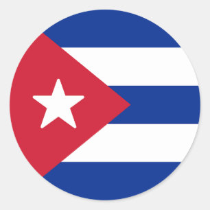 Adesivo Bandeira de Cuba