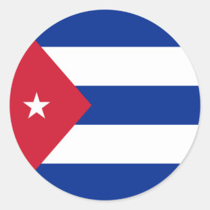 Adesivo Bandeira de Cuba