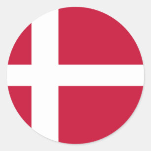 Adesivo Bandeira de Dinamarca