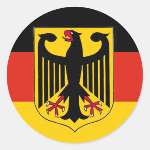 Adesivo Bandeira de Eagle do alemão