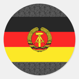 Adesivo Bandeira de East Germany