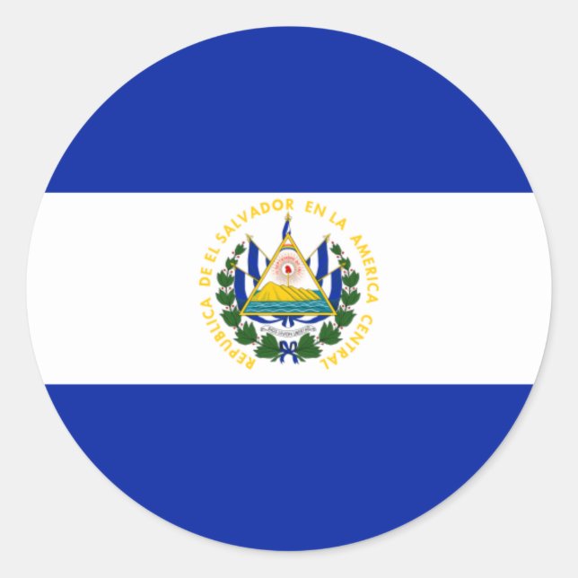 Adesivo Bandeira de El Salvador (Frente)