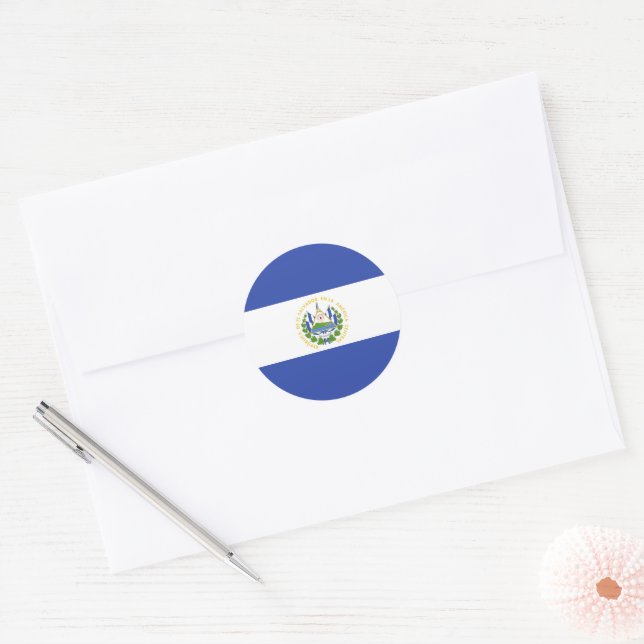 Adesivo Bandeira de El Salvador (Envelope)