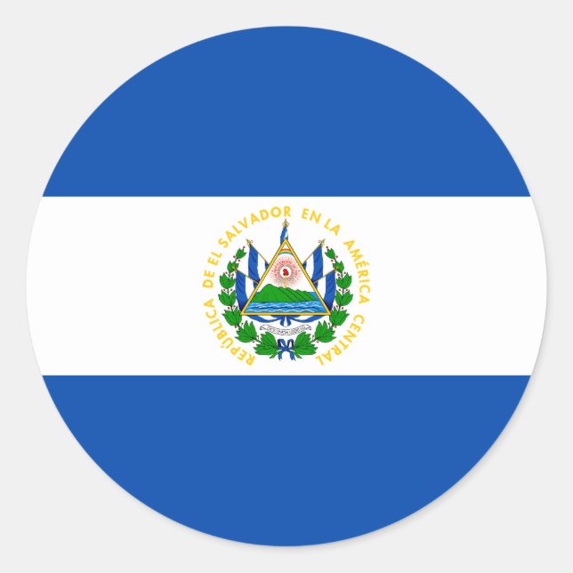 Adesivo Bandeira de El Salvador (Frente)