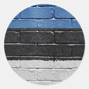 Adesivo Bandeira de Estónia