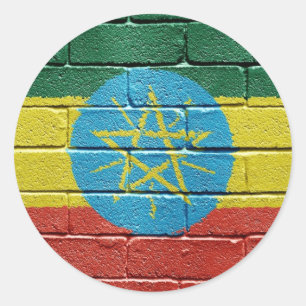 Adesivo Bandeira de Etiópia
