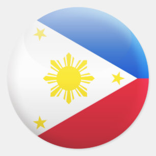 Adesivo Bandeira de Filipinas