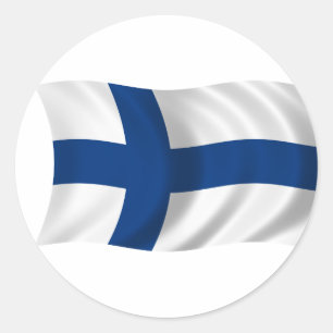 Adesivo Bandeira de Finlandia