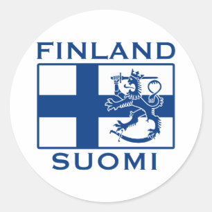 Adesivo Bandeira de Finlandia