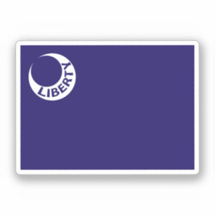 Adesivo Bandeira de Fort Moultrie, Carolina do Sul.