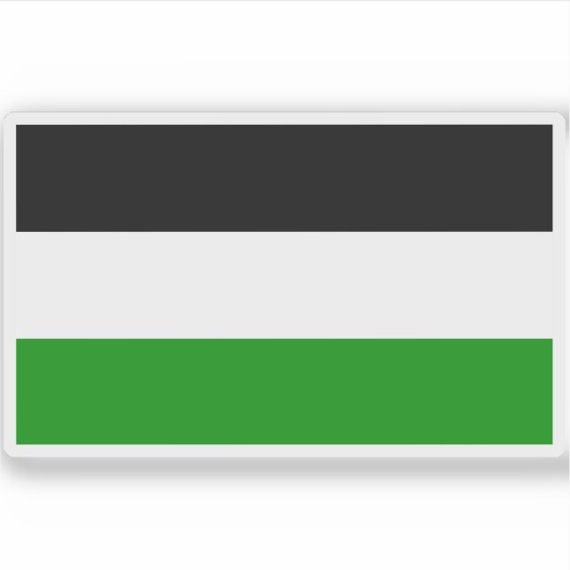 Adesivo Bandeira de Gelsenkirchen, Alemanha (Frente)