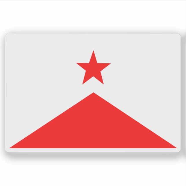 Adesivo Bandeira de Għargħur, Malta (Frente)