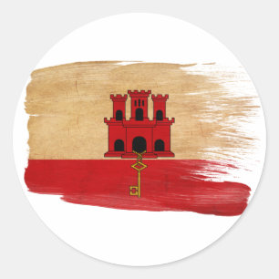 Adesivo Bandeira de Gibraltar