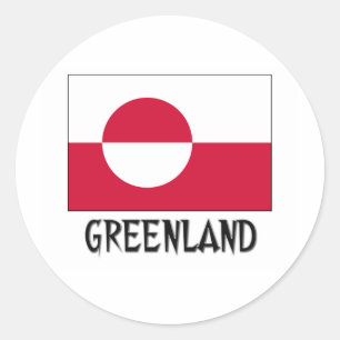 Adesivo Bandeira de Greenland