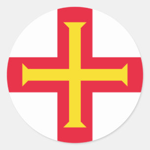 Adesivo Bandeira de Guernsey