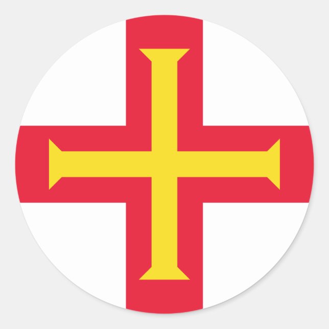 Adesivo Bandeira de Guernsey (Frente)