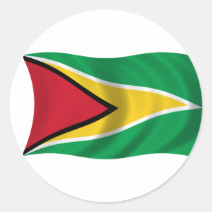 Adesivo Bandeira de Guyana