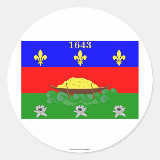 Adesivo Bandeira de Guyane (Frente)