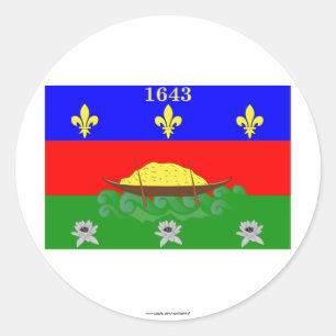 Adesivo Bandeira de Guyane