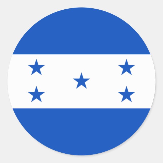 Adesivo Bandeira de Honduras (Frente)