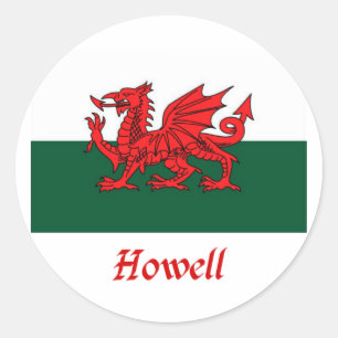 Adesivo Bandeira de Howell Galês