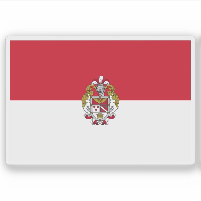 Adesivo Bandeira de Ibarra, Equador (Frente)