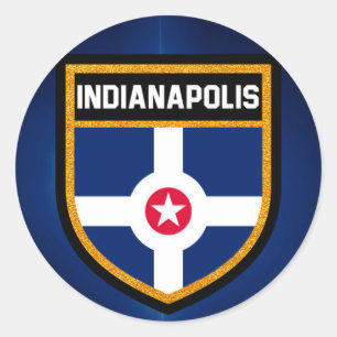 Adesivo Bandeira de Indianapolis