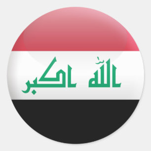 Adesivo Bandeira de Iraque