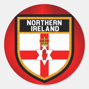 Adesivo Bandeira de Irlanda do Norte