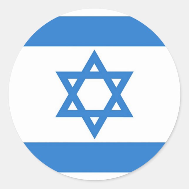 Adesivo Bandeira de Israel (Frente)