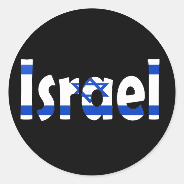 Adesivo Bandeira de Israel (Frente)