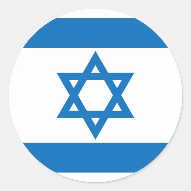 Adesivo bandeira de Israel (Frente)